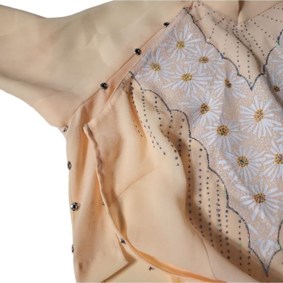 NHA MAY TOAN MY Vietnam Dressmaker Attire Handpainted Handmade Pant Set - Picture 5 of 13